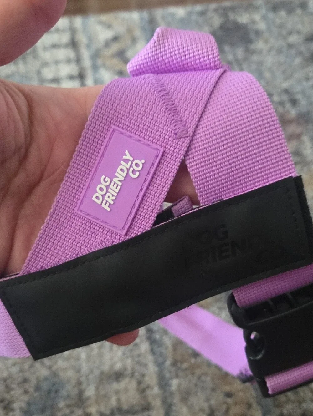 Dog Friendly Co Adjustable Purple Dog  Harness